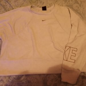 Nike cropped Crew neck size lrg